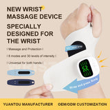MEHCERH| Smart Electric Wrist Massager – USB Rechargeable Therapy